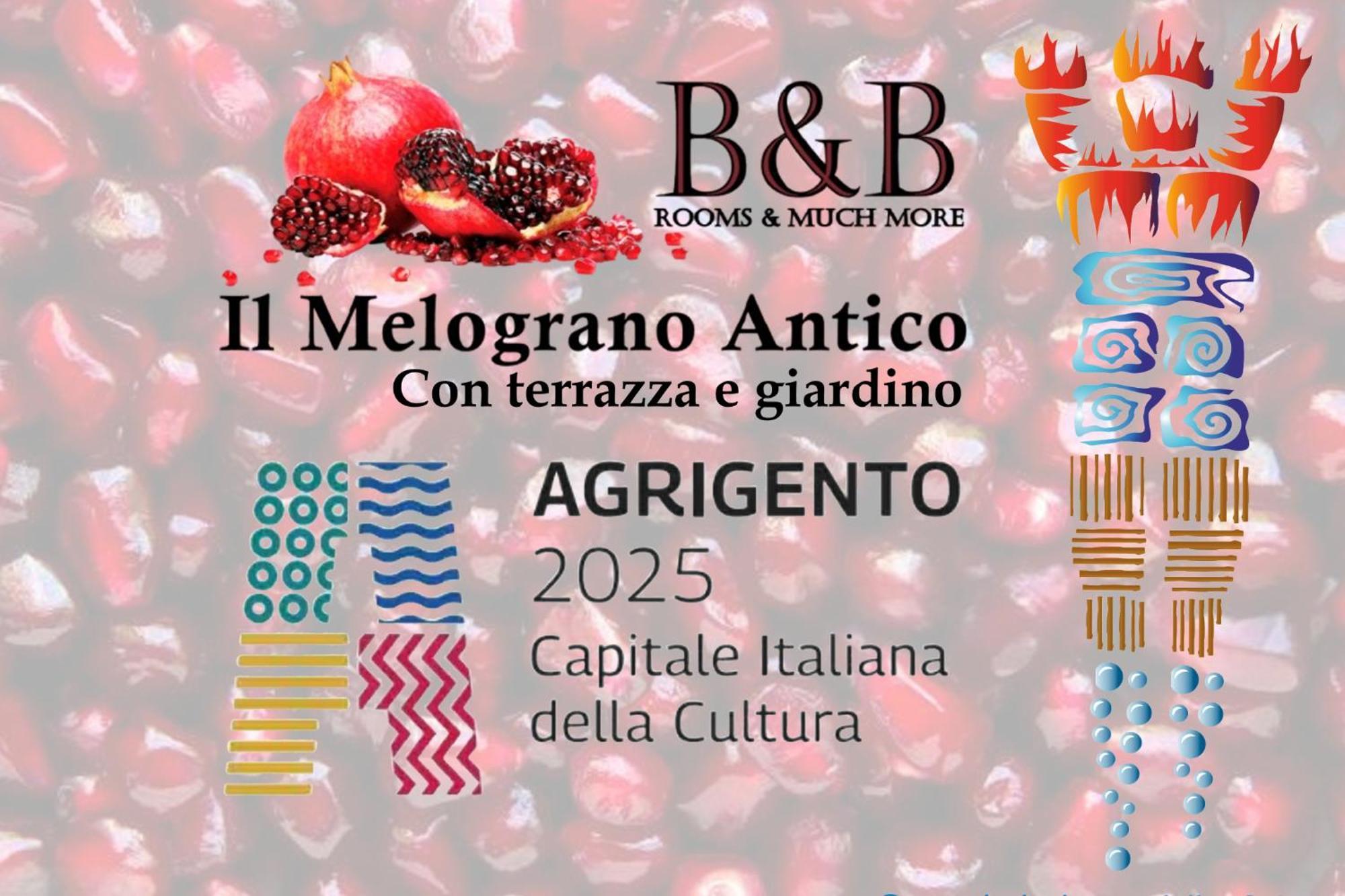 B&B Il Melograno Antico Con Terrazza E Giardino 아그리젠토 외부 사진